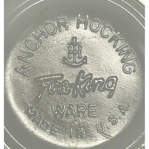 Fire King Coffee Cup Mug Wide Green Black Bands Vintage Anchor Hocking Set Of 3 - Picture 9 of 9